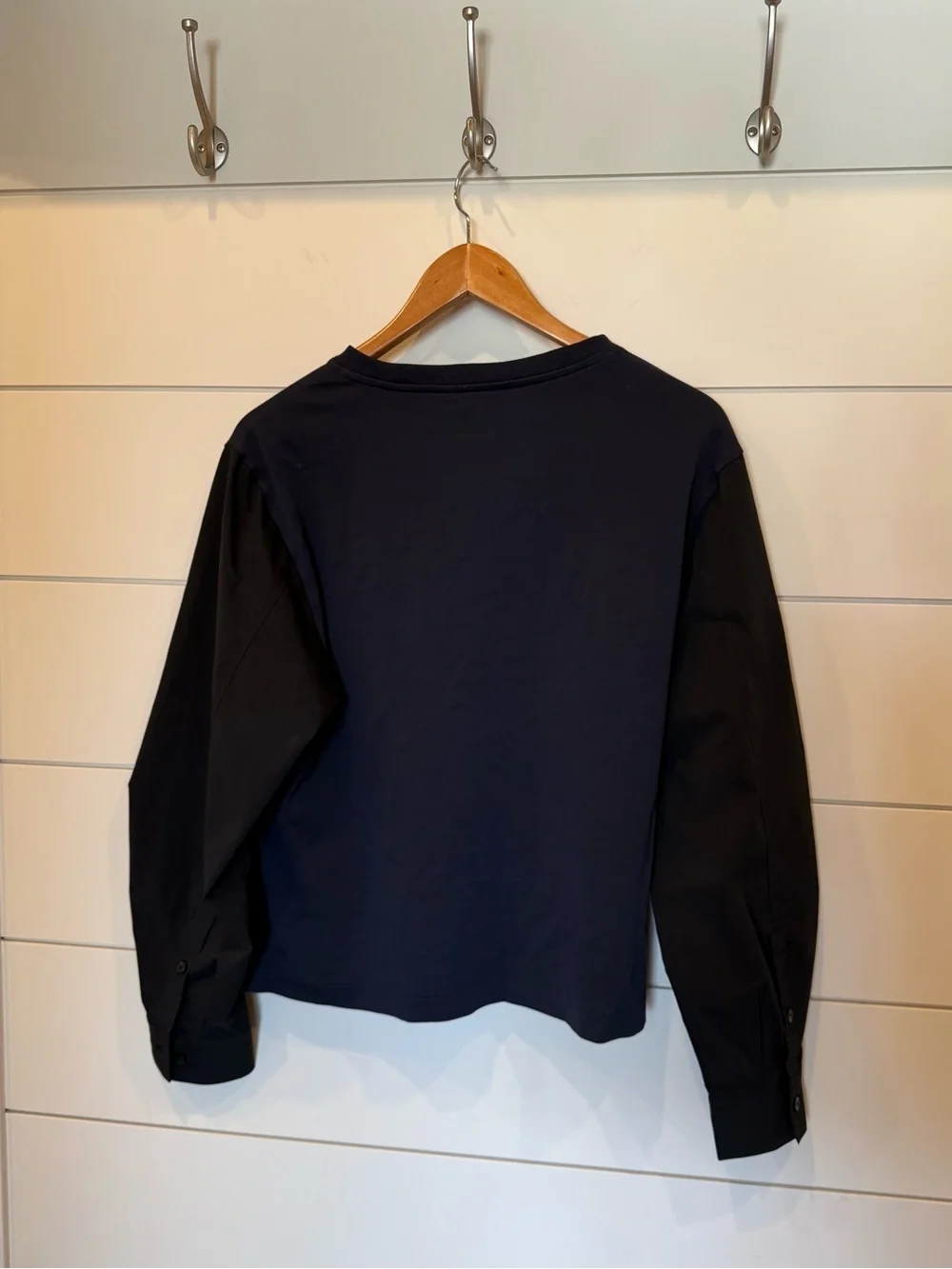 Athleta Harlow Long-Sleeve Hybrid Top Medium
